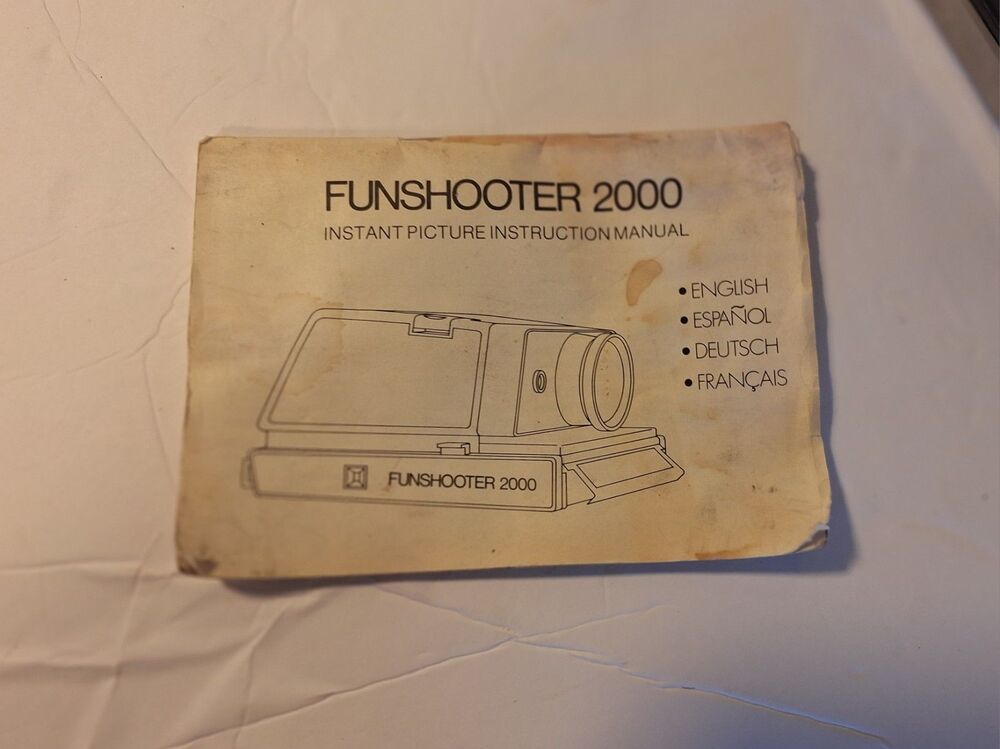 VTG Berkey Funshooter 2000 Camera With Case, Flash & Booklet Untested - Picture 14 of 15